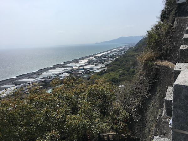 駿河湾を望む絶景