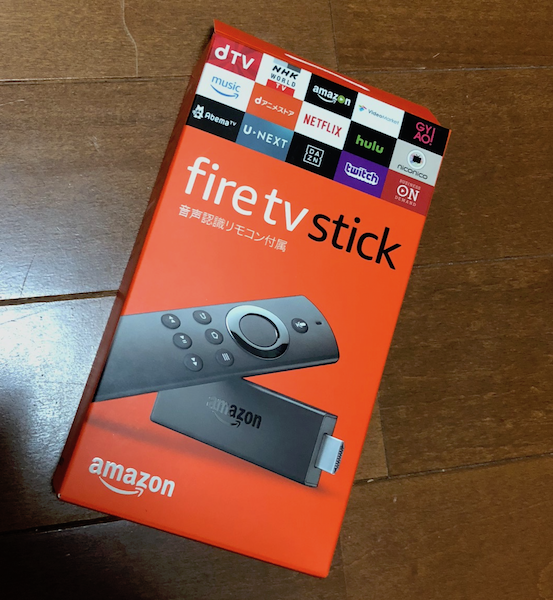 Amazon Fire TV Stick外箱の画像