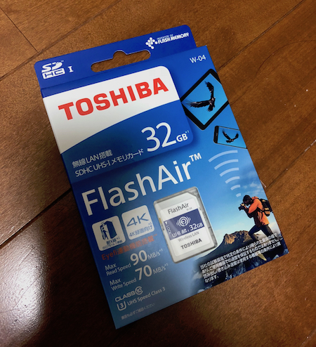 TOSHIBA 無線LAN機能付SDカード